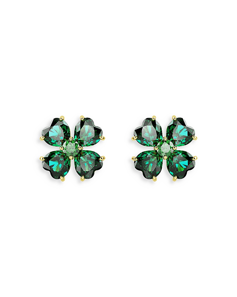 Swarovski Idyllia Crystal Clover Stud Earrings