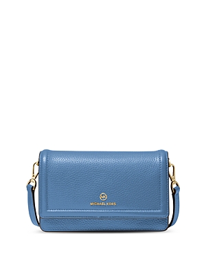 Michael Kors Michael Jet Set Charm Small Phone Crossbody In French Blue