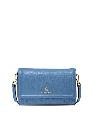 Michael Kors Michael  Jet Set Charm Small Phone Crossbody In French Blue