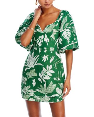 FARM Rio - Forest Soul Linen Mini Dress