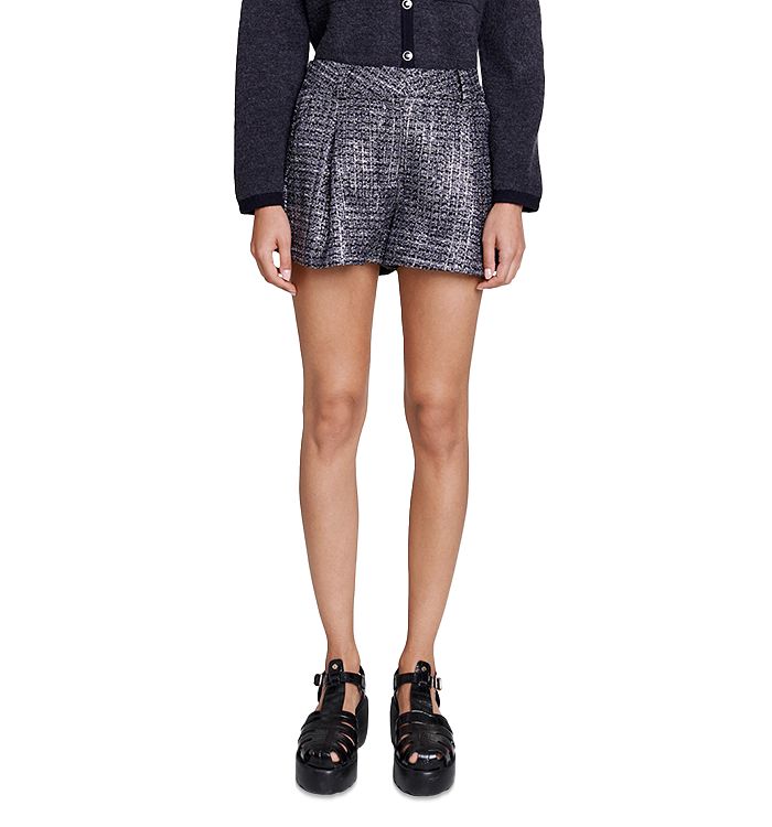 Short Imprimé Et Tweed BEBE - Taille 8 - Neuf Avec étiquettes (NWT)