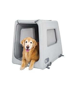 Condition photo showing New/Like New for Diggs Enventur Grey Inflatable Dog Travel Kennel, Large, Grey