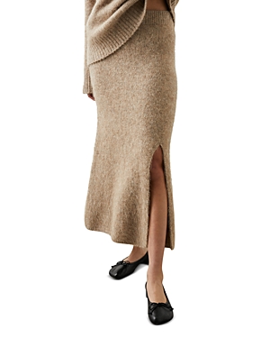 Shop Rails Diana Midi Skirt In Oatmeal