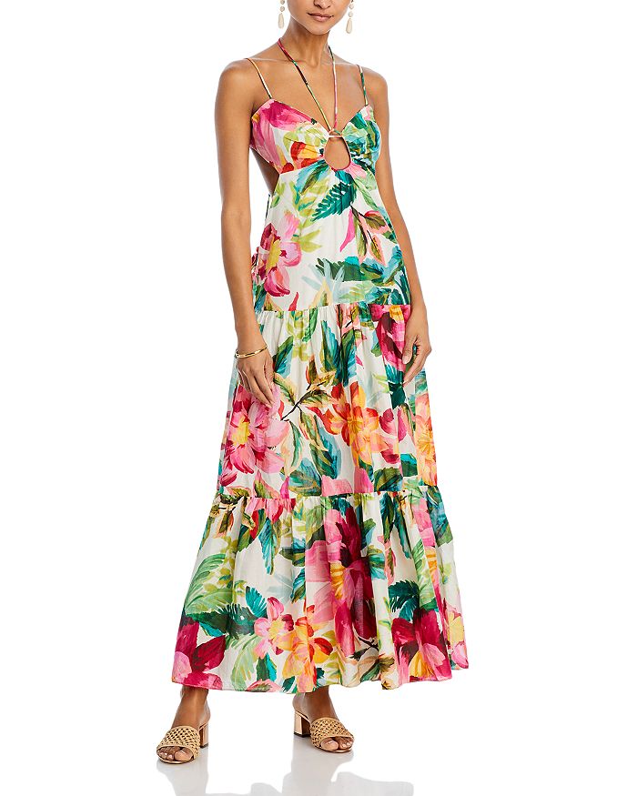 FARM Rio Painted Flowers Maxi Dress - 100% Exclusive | Bloomingdale's