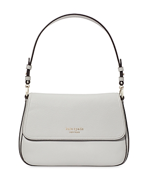 KATE SPADE KATE SPADE NEW YORK HUDSON PEBBLED LEATHER MEDIUM CONVERTIBLE FLAP SHOULDER BAG