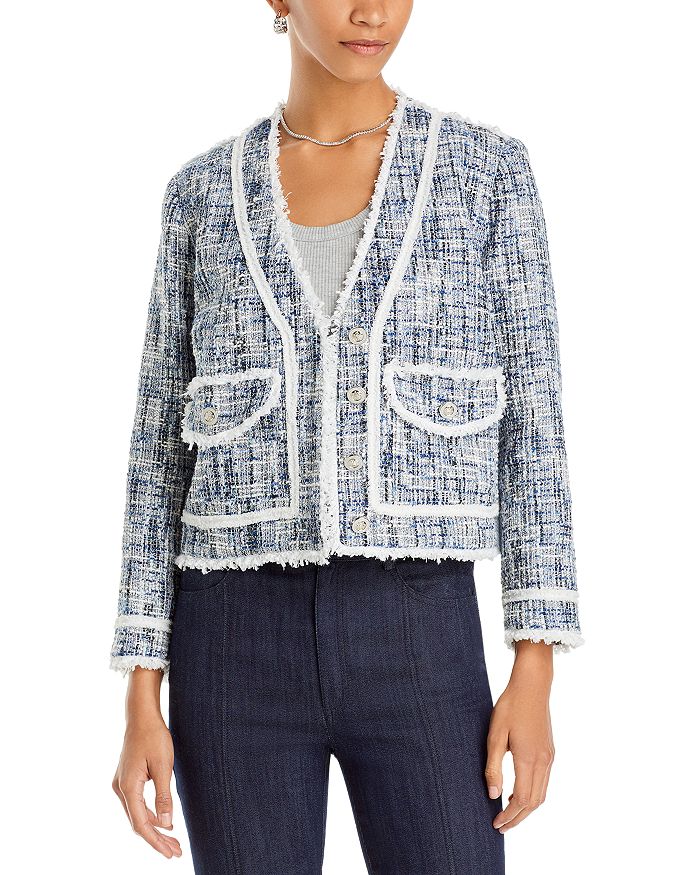 AQUA Tweed Jacket - 100% Exclusive | Bloomingdale's