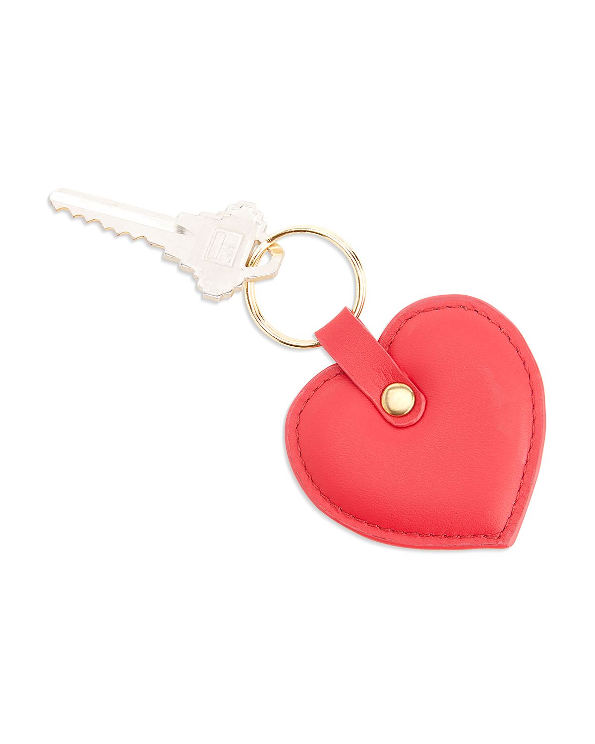 Royce Leather Heart Keychain Charm