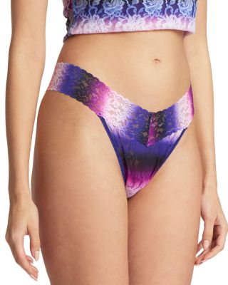 Hanky Panky Printed Signature Lace Original Rise Thong
