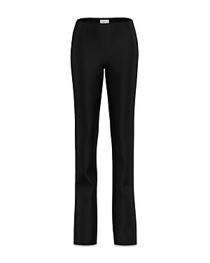Shop Marella Skinny Flare Pants In Black