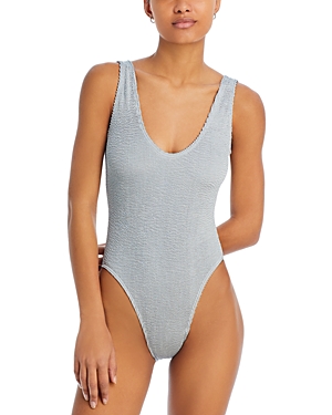 Bondeye Bond-eye The Mara One Piece Swimsuit In Chrome Shimmer