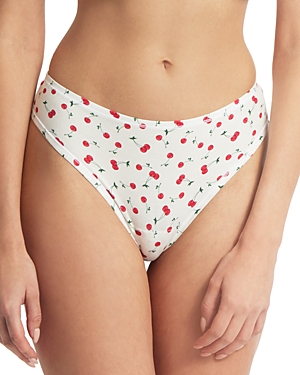 Shop Hanky Panky Playstretch Printed Thong In Cherry On Top