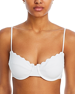 Shop Ramy Brook Leyla Underwire Bikini Top In White