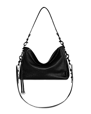 Rebecca Minkoff M.a.b. Leather Crossbody In Black