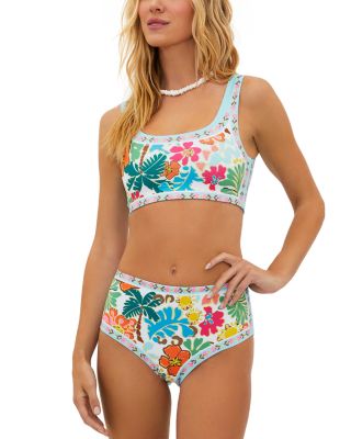 Beach Riot - Francis Floral Bikini Top & Marcella Bottoms