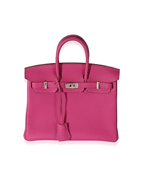 Pre-owned Hermes  Hermes Birkin 25 Leather Handbag In Pink