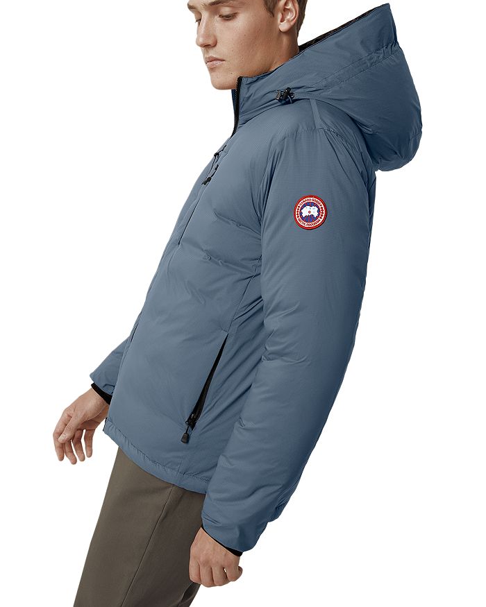 Shop Canada Goose Lodge Packable Hooded Down Jacket In Ozone Blue