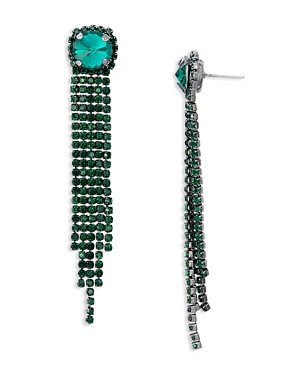 Aqua Tassel Drop Earrings - 100% Exclusive In Emerald
