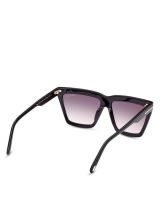 Eden Geometric Sunglasses, 56mm