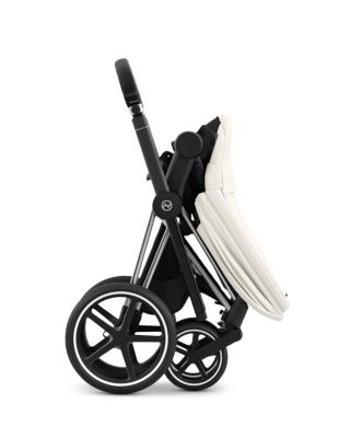 PRIAM 4 Stroller – Chrome Frame and Black Handle