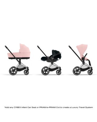 Cybex PRIAM 4 Stroller – Chrome Frame and Black Handle