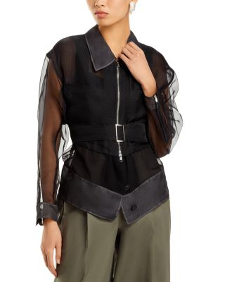 3.1 Phillip Lim Organza Double Layered Shirt