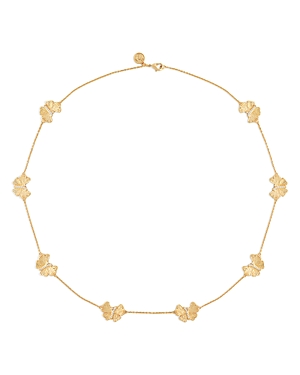 Anabel Aram Women's 18k Gold-plated & Cubic Zirconia Butterfly Station Necklace In Gold