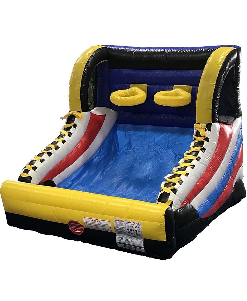 Pogo Bounce House Basketball Hoop Shot Inflatable Party Game 9' L X 10' W X 8' H Arcade Style Fun For Birthday Parties
