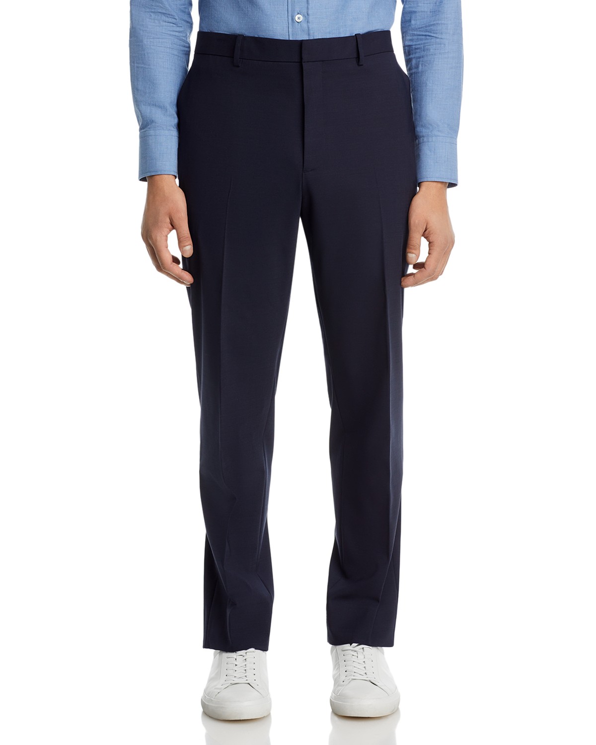 Theory Mayer New Tailor Wool Slim Fit Suit Pants in Navy