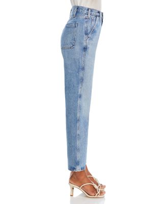 AGOLDE Cooper High Rise Straight Trouser Jeans in Command