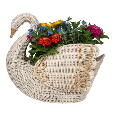 Provence Rattan Swan Basket