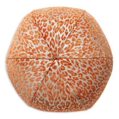 Leopard Sphere Decorative Pillow, 12"