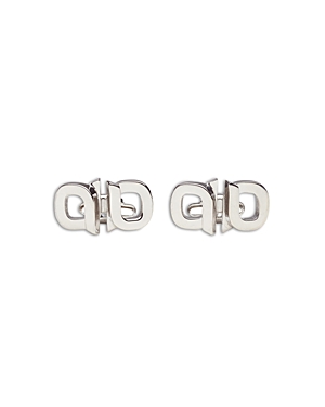 Shop Ferragamo Double Gancini Cufflinks In Pld