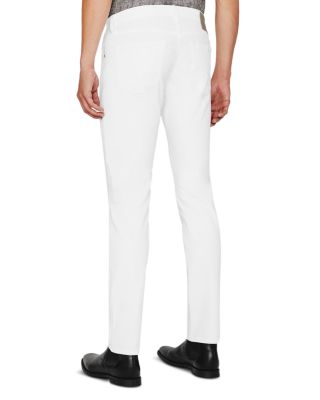 Everett Straight Fit Twill Pants in White