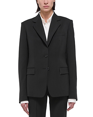 Shop Helmut Lang Classic Suit Blazer In Black