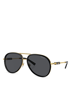 Versace Aviator Sunglasses, 60mm