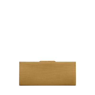 Saint Laurent Midnight Small Clutch in Satin
