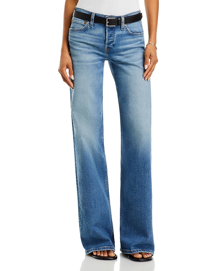 RE/DONE Wide Leg Jeans in West Coast Fade | Bloomingdale's
