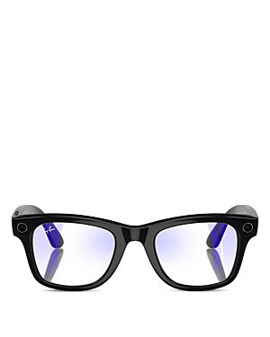 Ray Ban Ray-ban Ray-ban Meta Wayfarer Smart Glasses, 50mm In Black/clear