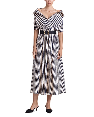 Altuzarra Lydia Gingham Shirt Dress In Sparrow