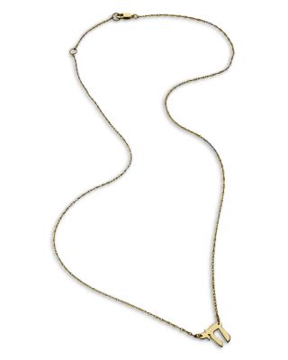 Jennifer Zeuner - Stav Pendant Necklace in 14K Gold Plated Sterling Silver, 15"