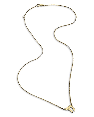 Stav Pendant Necklace in 14K Gold Plated Sterling Silver, 15