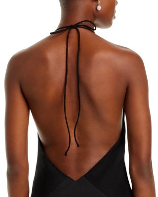 Bardot Aradia Sequin Halter Midi Dress in Pink | Lyst