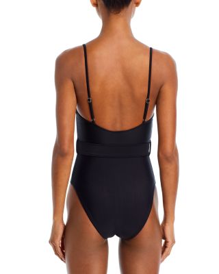 Noa Belted Bustier One Piece Swimsuit