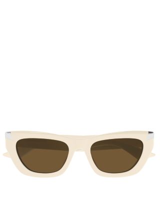 Punk Rivet Cat Eye Sunglasses, 53mm