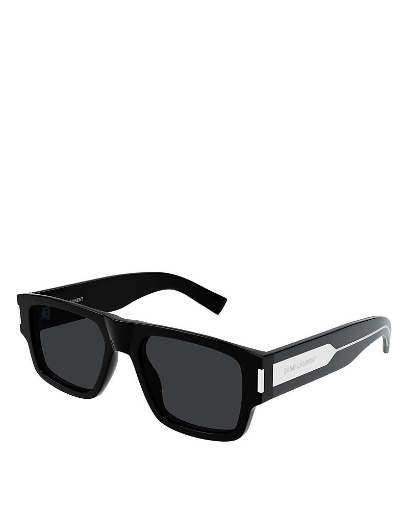 Saint Laurent Naked Wirecore Squared Sunglasses, 55mm