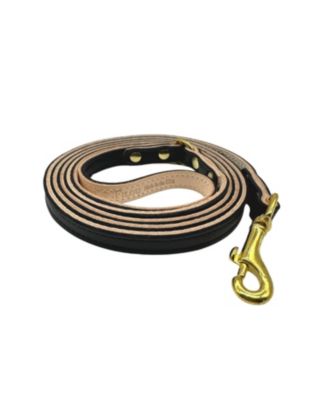 Large 6' Plain Leather Dog Leash