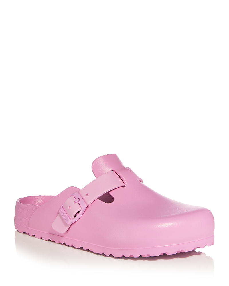 Birkenstock Women's Boston Slip On Buckled Clog Flats In Pink
