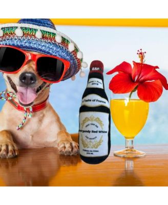 Bark'gundy Red Whine Squeaky Dog Toy