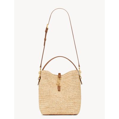 Le 37 Bucket Bag in Raffia