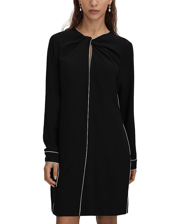 REISS Eloise Tipped Shift Dress Bloomingdale s